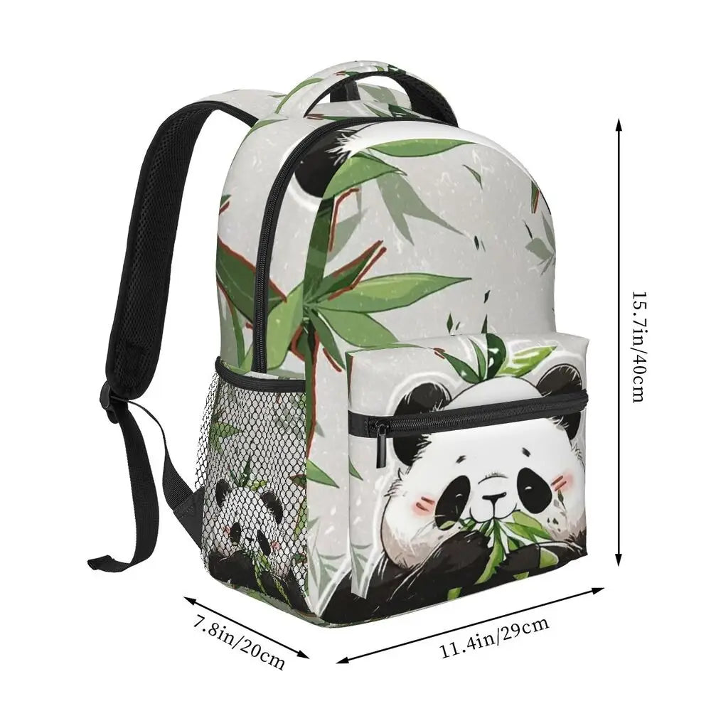 Cute Panda Backpack | Large Capacity School Daypack for All