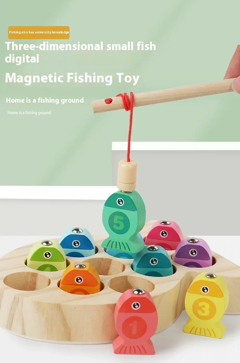Wooden Fishing Toys for Kids | Fun Montessori Learning Game