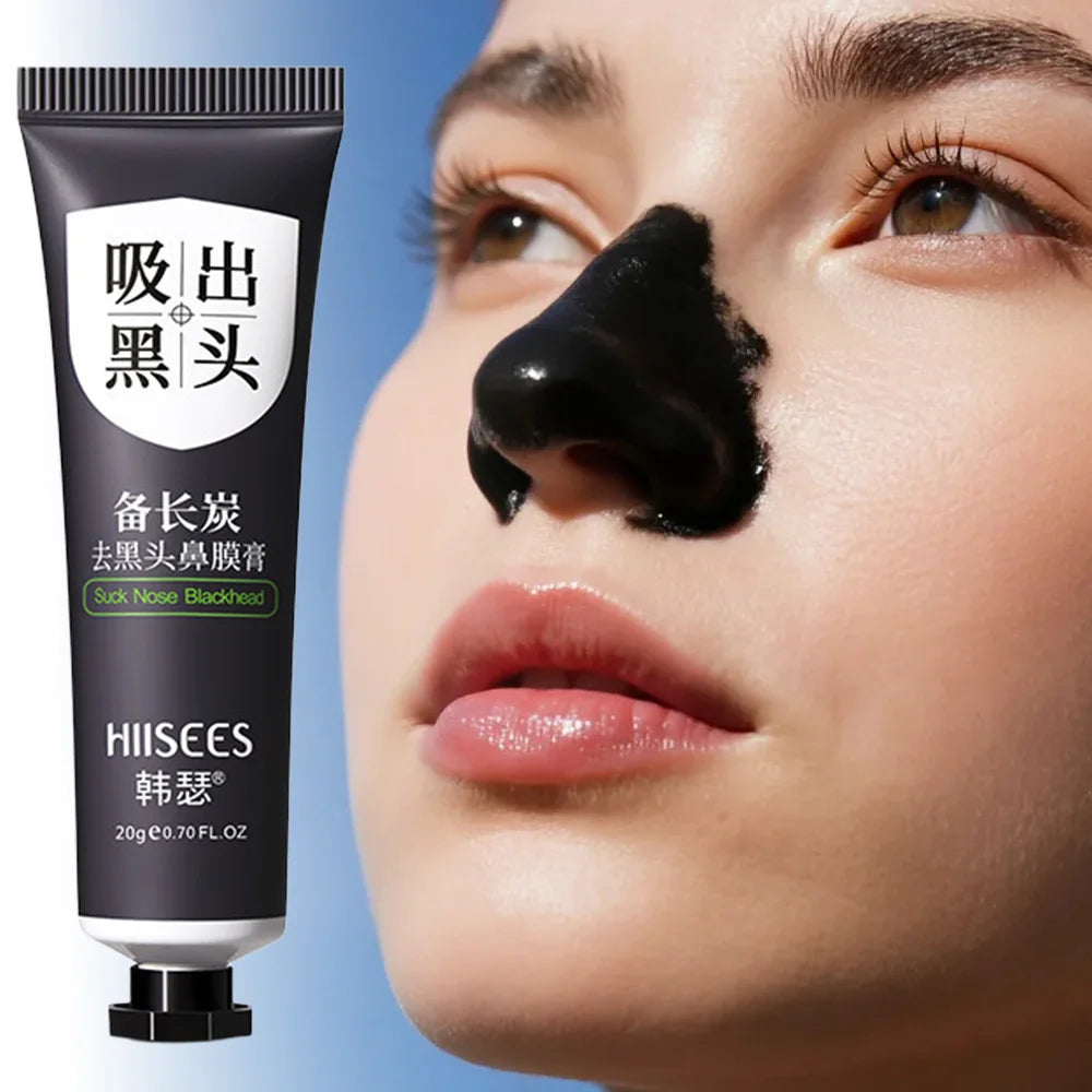 Bamboo Charcoal Blackhead Remover Mask | Pore Shrink & Acne Care