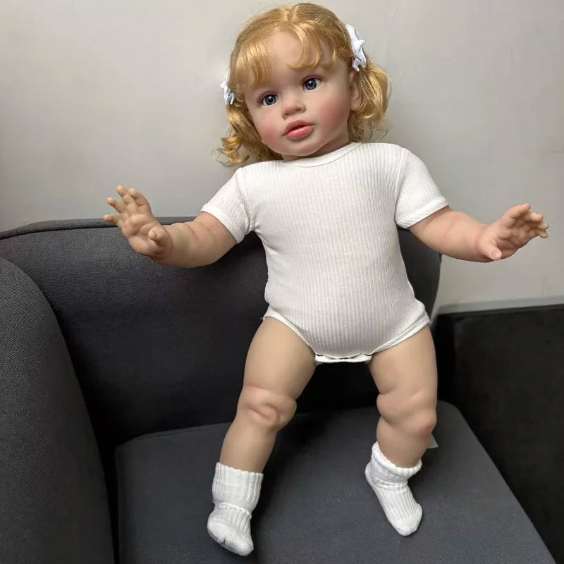 25 Inch Handmade Lifelike Reborn Toddler Girl Doll | Realistic & Cuddly