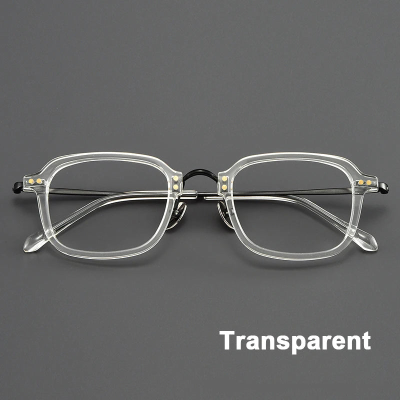 Ultra-Light Retro Square Frame Glasses | Stylish Eyewear for Trendsetters