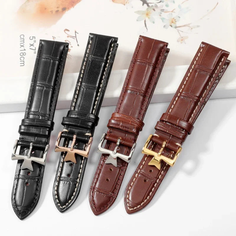 Premium Leather Watch Band Replacement Straps for Classic Watches