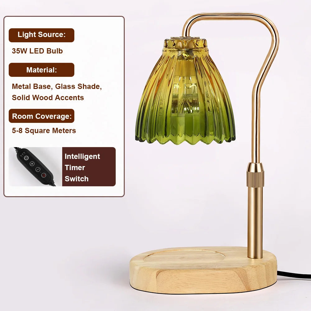 Candle Warmer Lamp with Timer | Aromatherapy Night Light