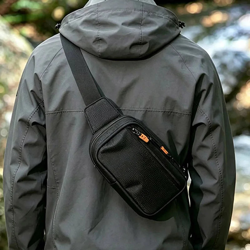 Black Men's Bag Fashion Nylon Small Casual Men Mini Handbags Male Cross Body Shoulder Messenger Bags For Men Purses