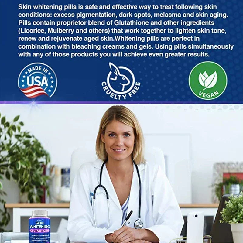 Glutathione Skin Whitening Supplement | Anti-Aging Antioxidant