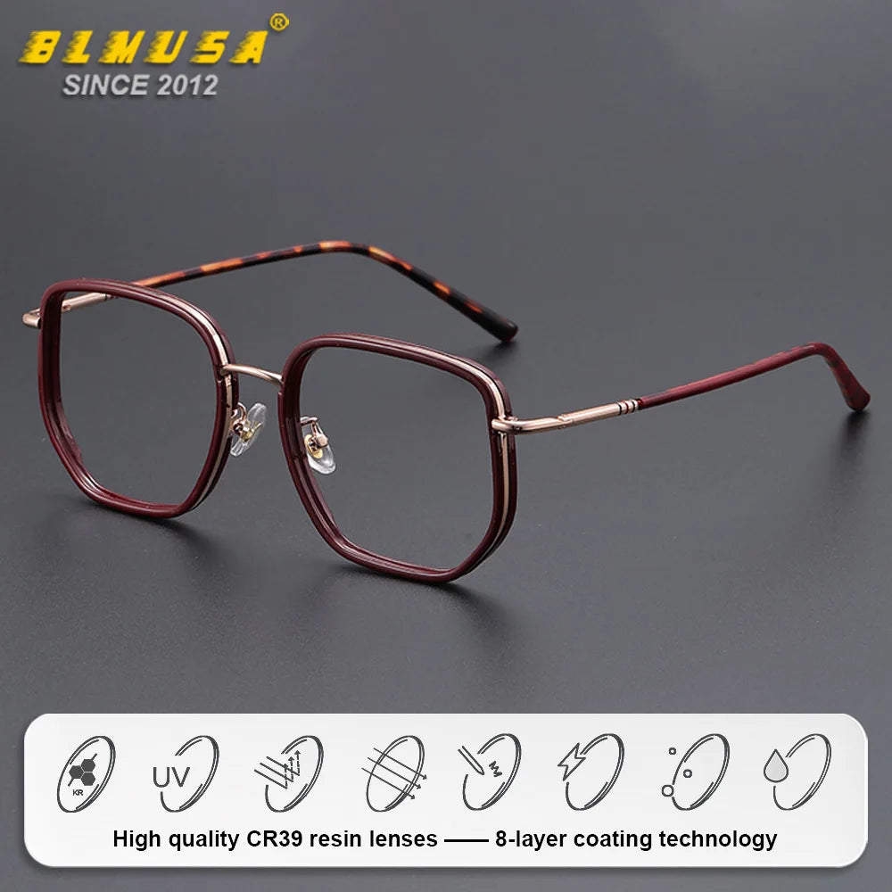 Stylish Photochromic Progressive Glasses for Women | Blue Light Blocking