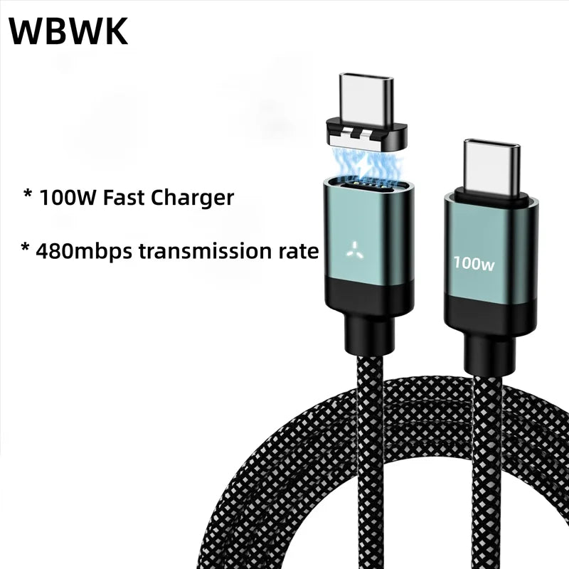 Magnetic USB-C Fast Charging Cable | Universal Compatibility