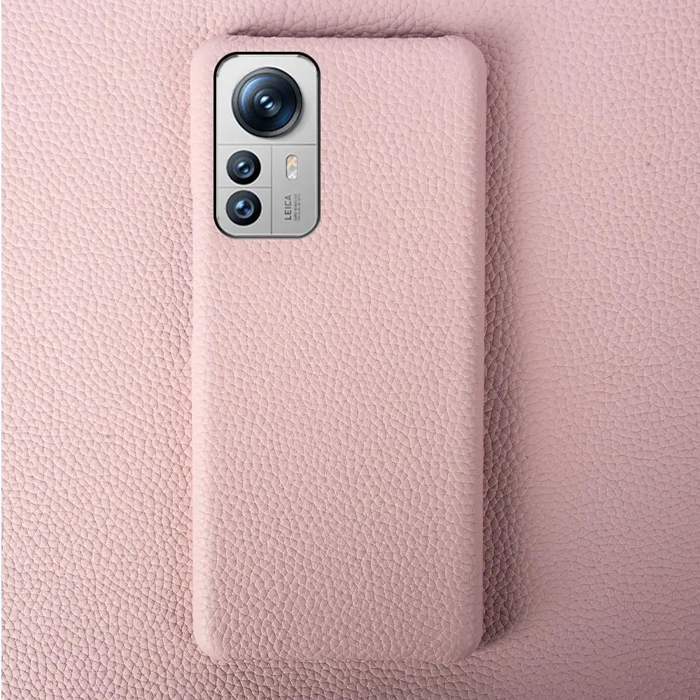 Luxury Genuine Leather Case for Xiaomi Phones | Shockproof Protection
