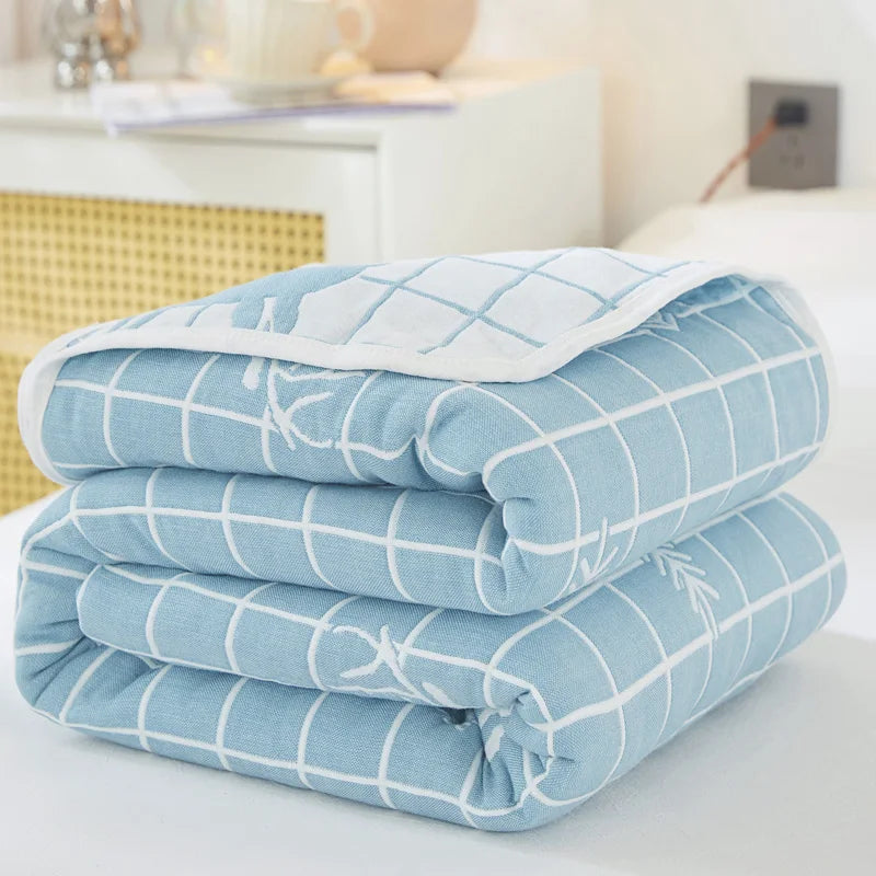 Breathable Summer Quilt | Multi-functional Cotton Towel Blanket