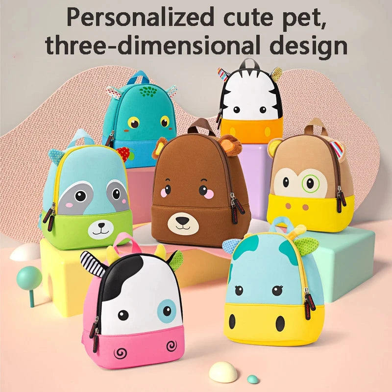 Stylish 3D Animal Kids Backpack | Perfect for School & Play