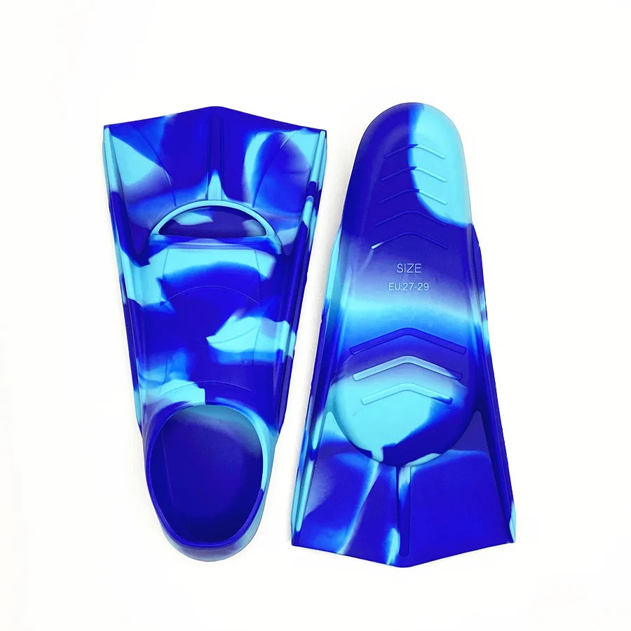 Versatile Silicone Swim Fins for Kids & Adults | Ideal for Beginners