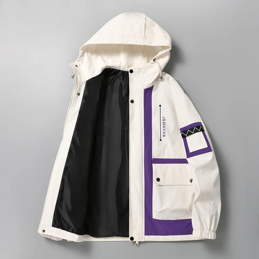 Classic Men's Hooded Casual Jackets | Stylish Windproof Coats