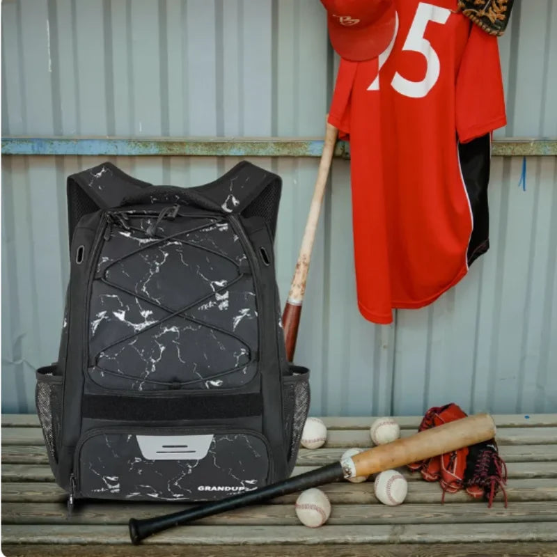 Baseball Softball Backpack | Large Capacity Sports Bag with Shoe Compartment