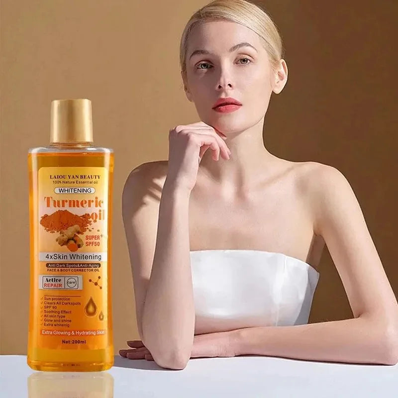 200ml Turmeric Essential Oil Moisturizer | Deep Hydration Face Serum