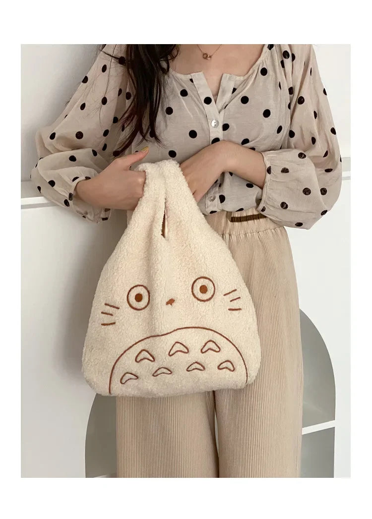 Women's Corduroy Shoulder Bag | Trendy Large Capacity Purse
