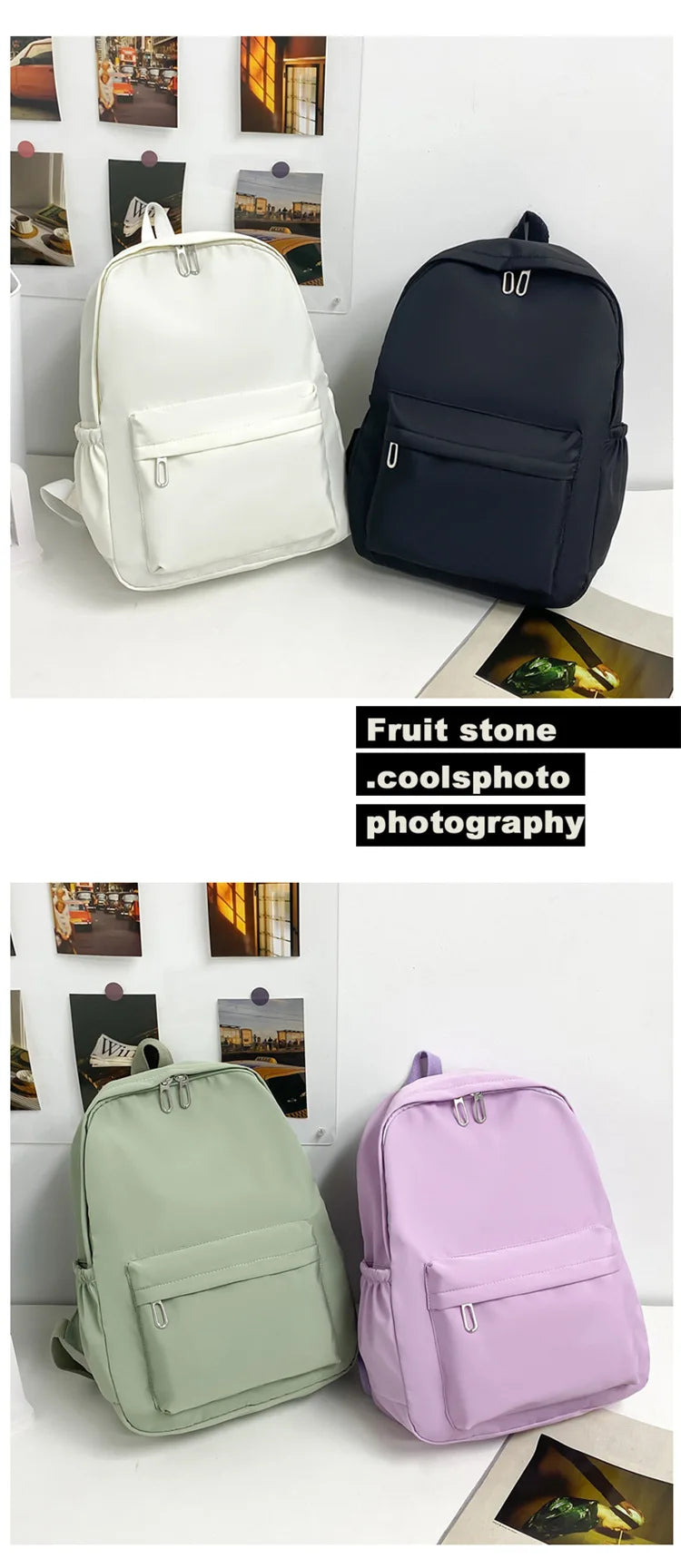 Stylish Large Capacity Backpack for Teen Girls | Minimalist School Bag