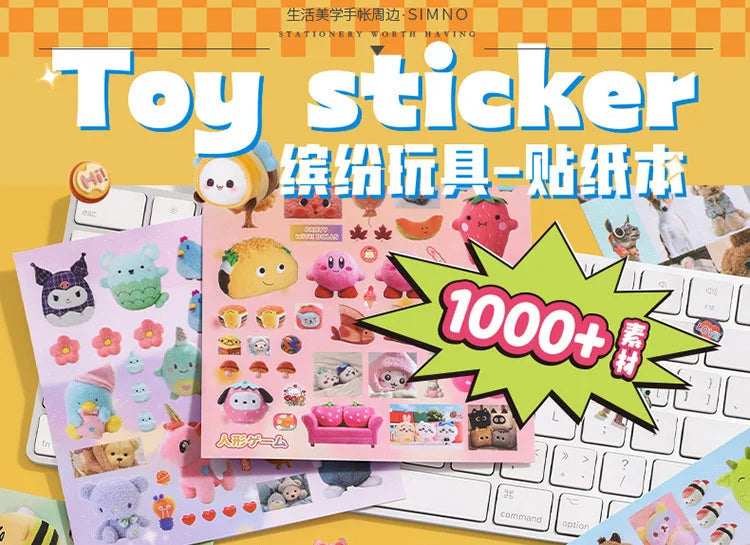 Cute Decorative Sticker Book | 30 Sheets Stationery Gift for Kids