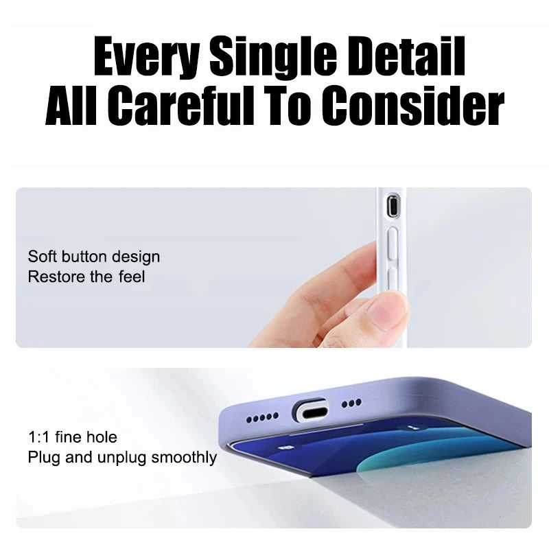 Luxury Shockproof Case for iPhone 11 to iPhone 17 Pro Max