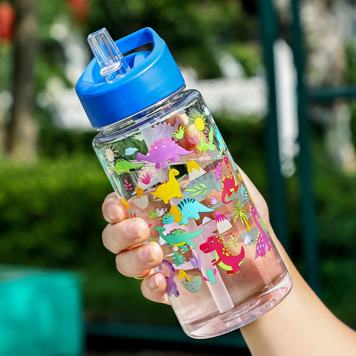 Cute Dinosaur Ice Cream Water Bottle | Portable and Fun for Outdoors