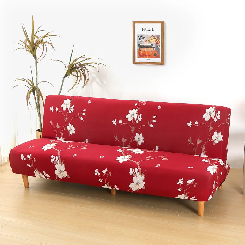 Stretch Printed Sofa Bed Cover | Dust-Proof Furniture Protector
