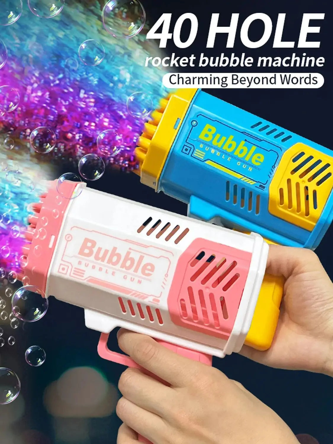 40 Hole Bubble Machine | Fully Automatic Outdoor Bubble Maker