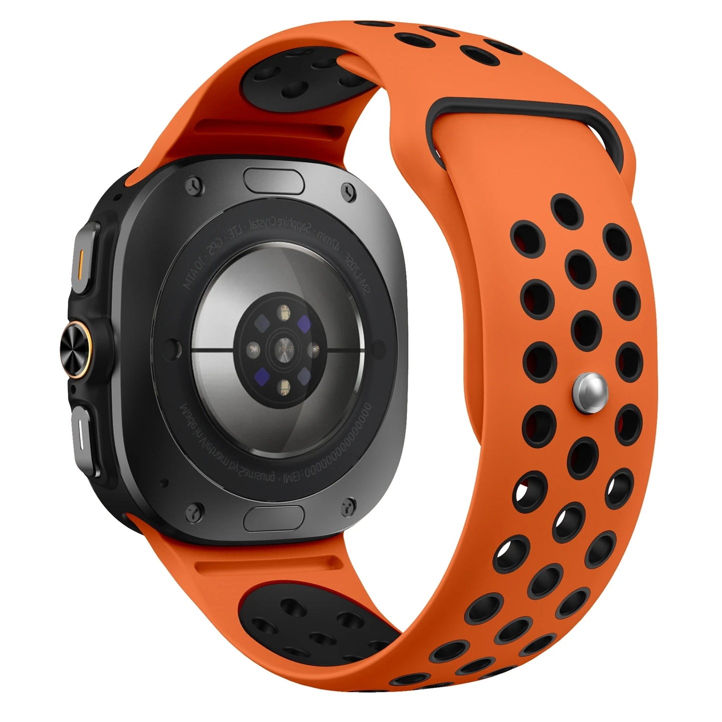 Two-Tone Silicone Watch Strap | Stylish Replacement Band