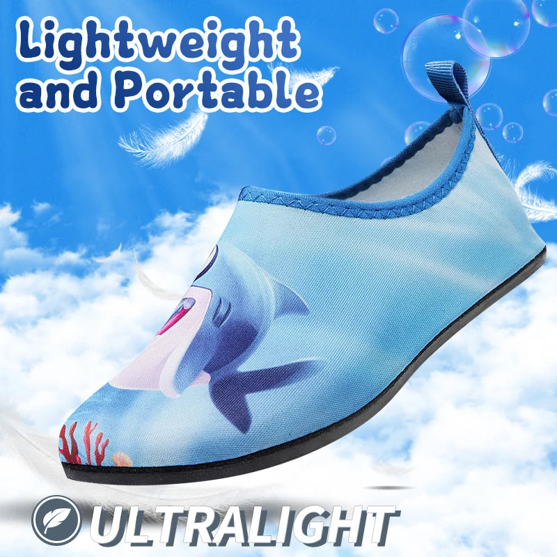 Kids Quick-Drying Aqua Beach Shoes | Lightweight Swim Footwear