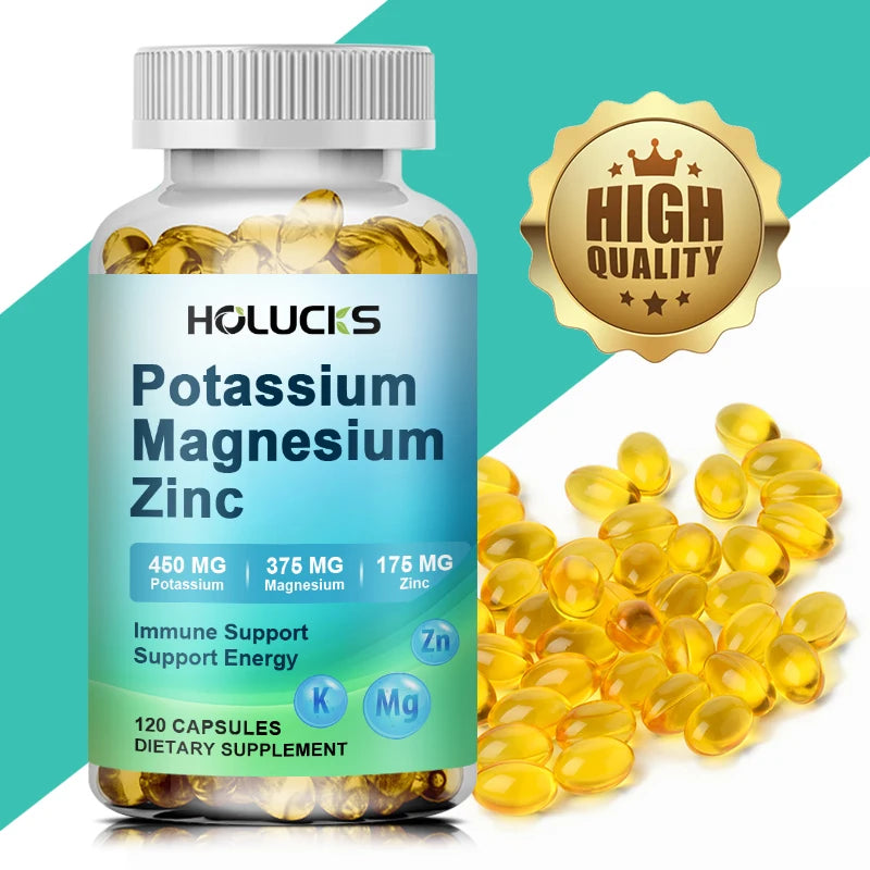 Potassium Magnesium Zinc Capsules | Bone & Heart Health Support