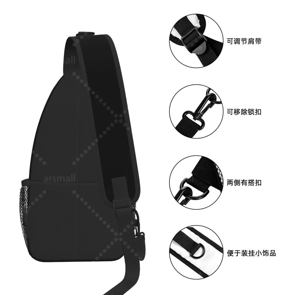 Lightweight Crossbody Sling Backpack for Travel & Sports