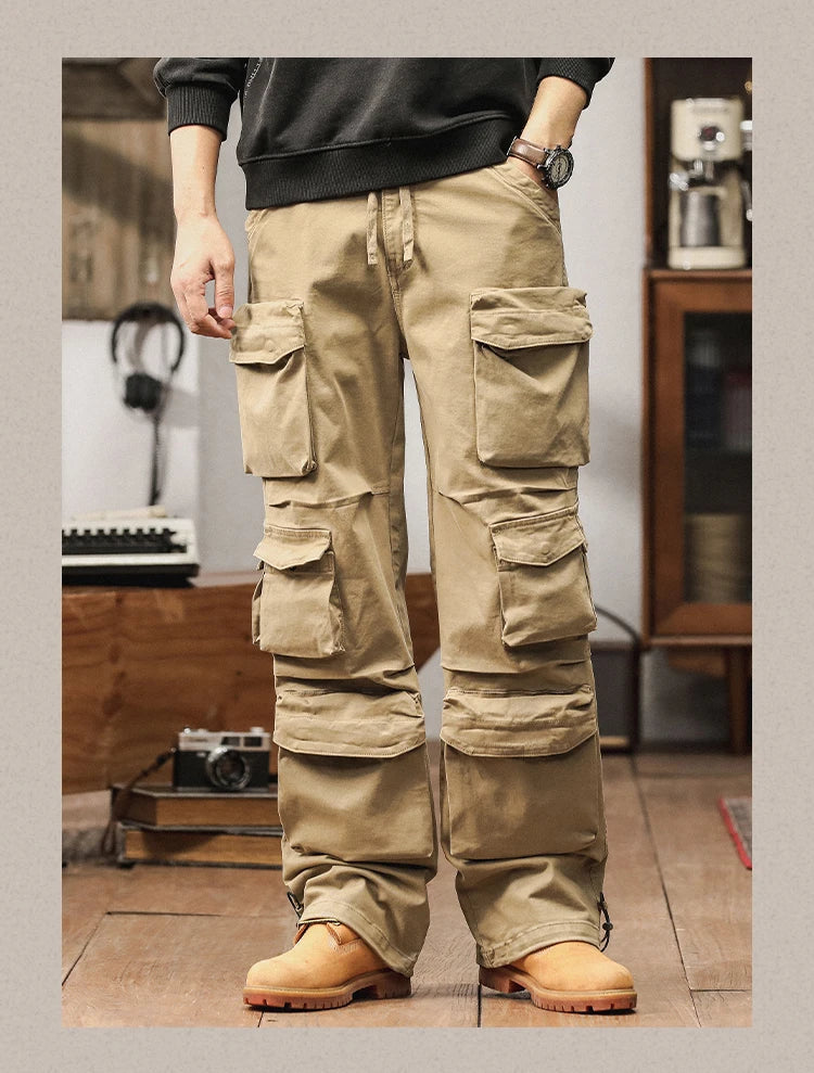 Versatile Men's Cargo Jogger Pants for Outdoor Adventures