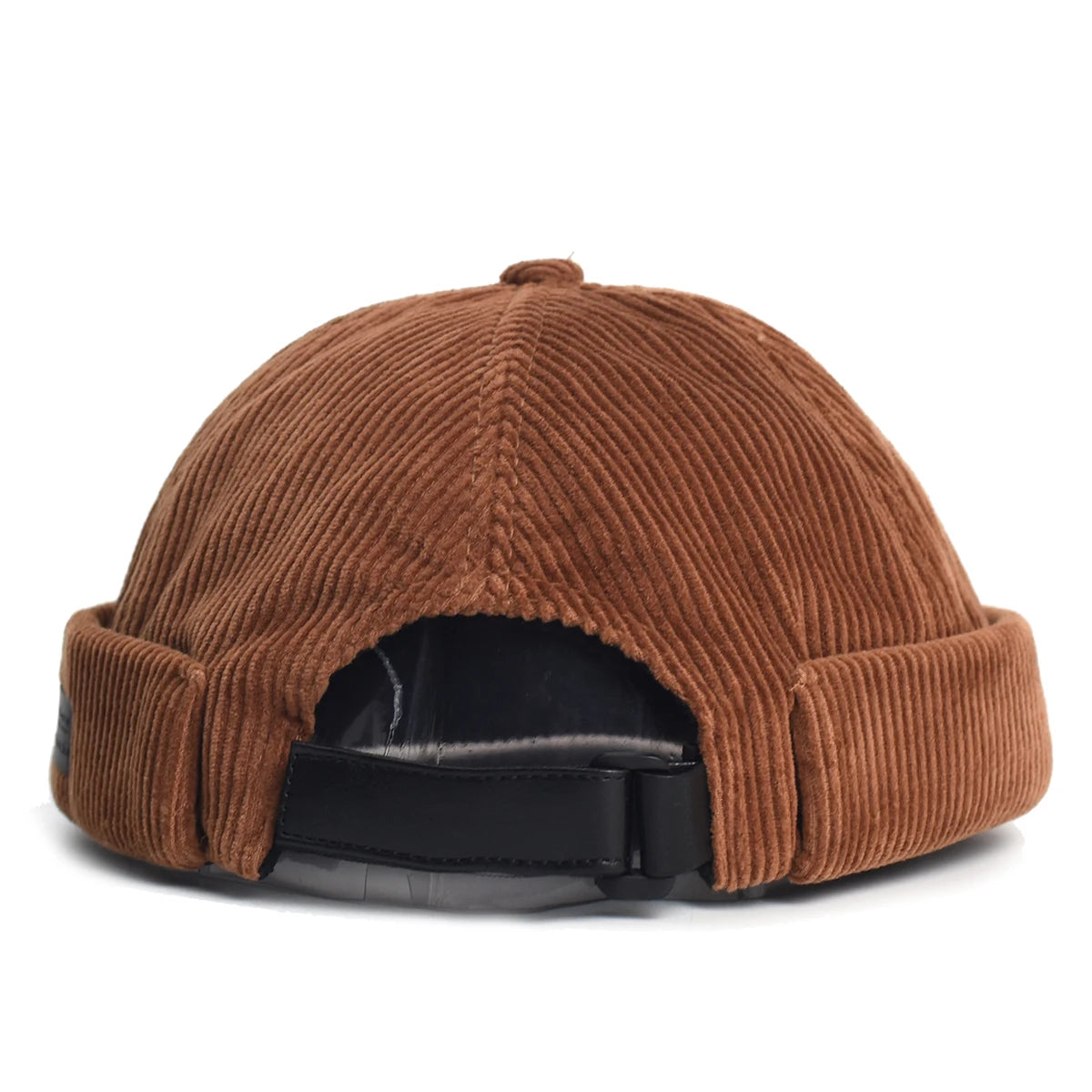 Adjustable Retro Corduroy Docker Beanie | Unisex Streetwear Hat
