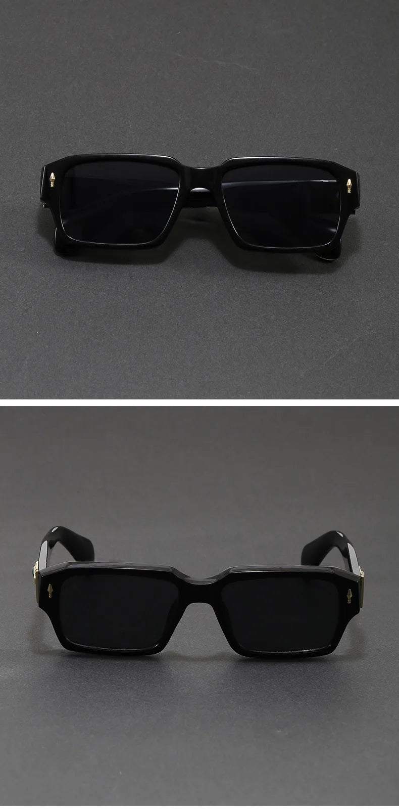 Vintage Thick Frame Sunglasses | Retro Square Shades for All