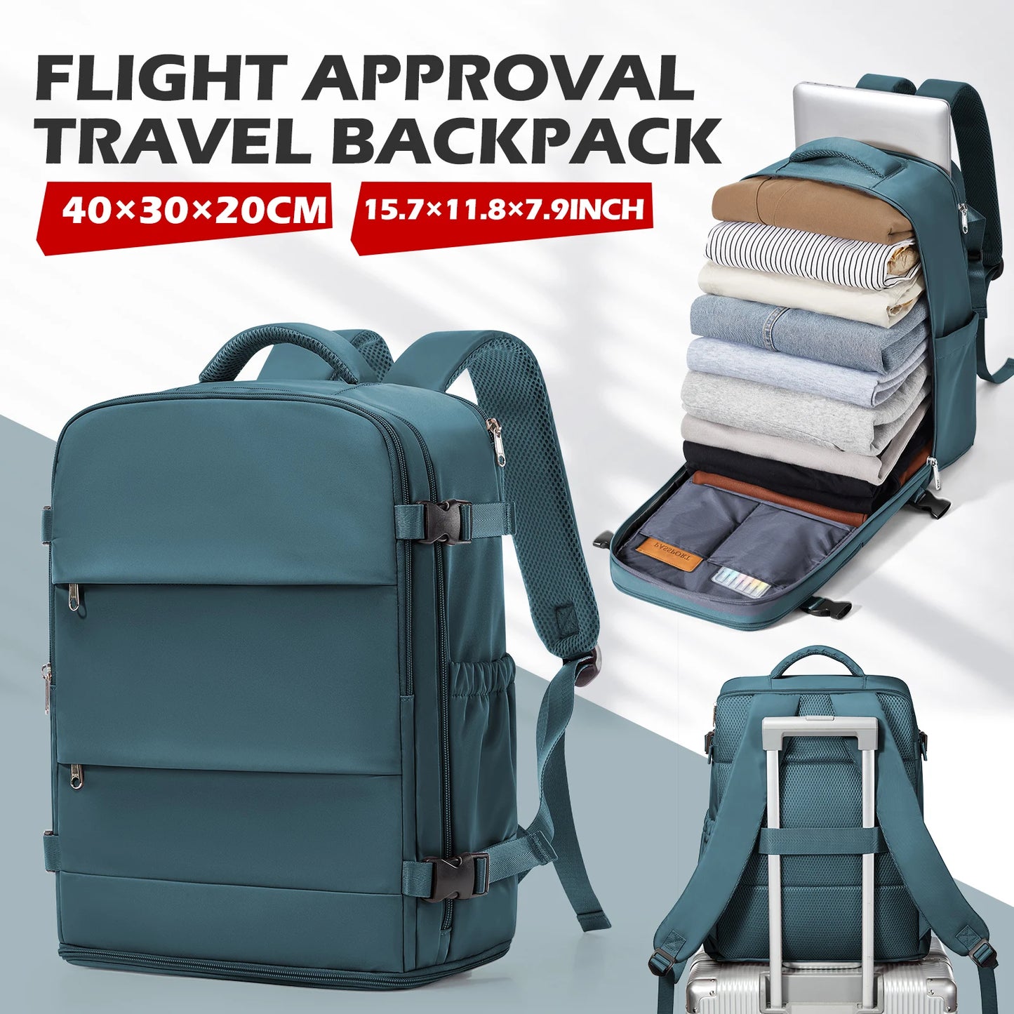 Versatile Travel Backpack for Cabin Luggage | Ideal for Work & Leisure