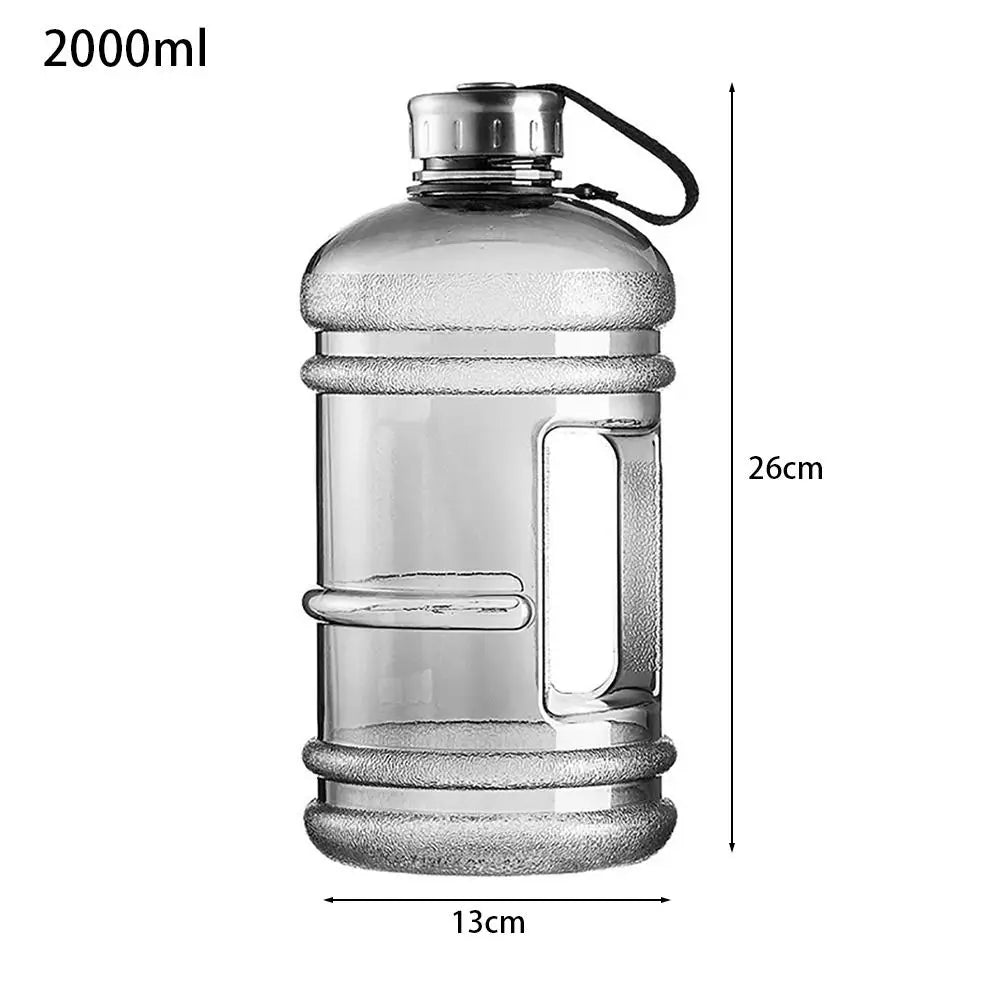 Large Capacity Portable Sports Water Bottle | 2L Gallon Bottle