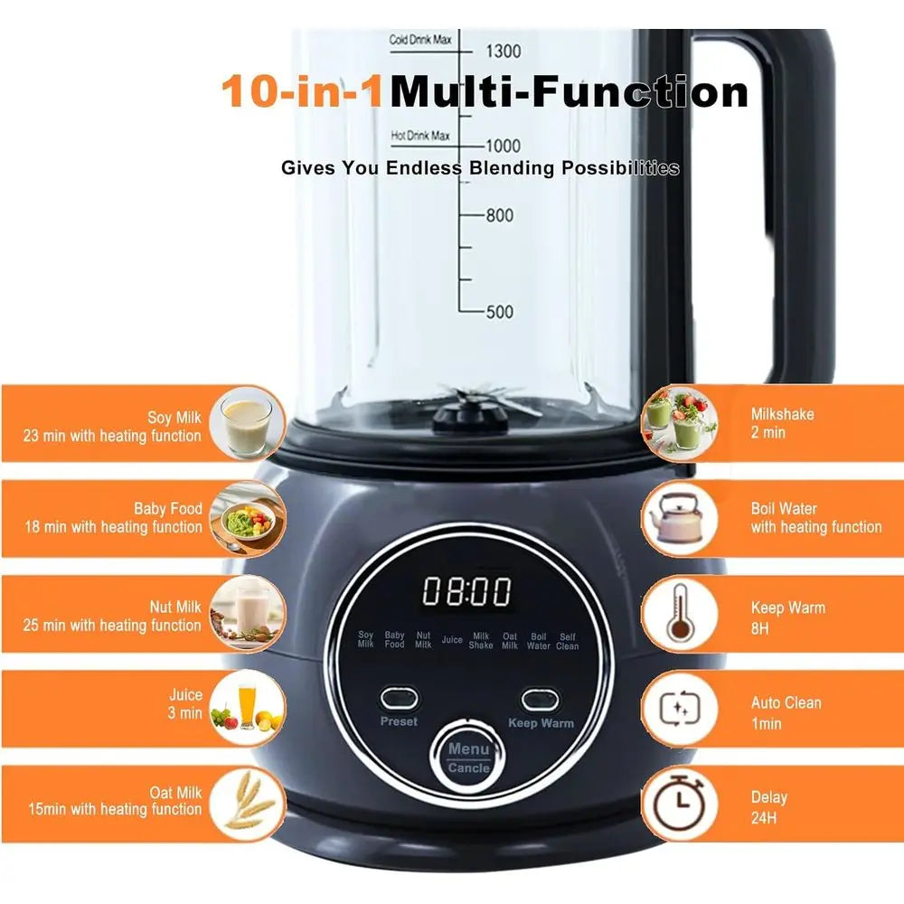 Nut Milk Maker | Automatic Blender for Plant-Based Milks