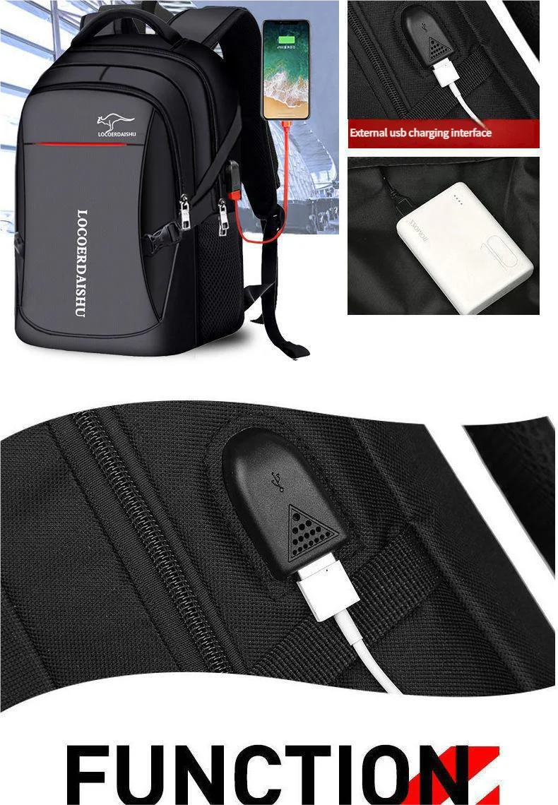 Large-Capacity Trendy Backpacks for School & Travel | Unisex