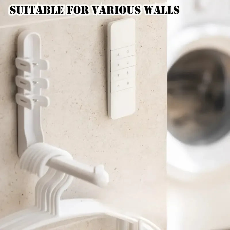3pcs No Drill Magnetic Remote Holder | Space-Saving Wall Mount