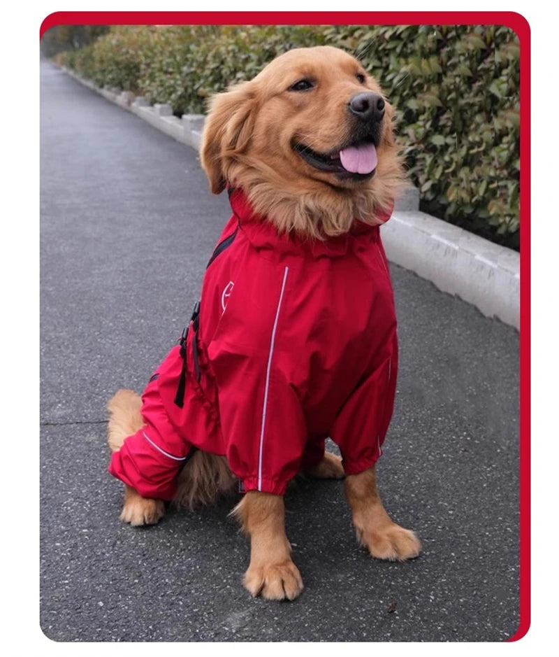 Waterproof Reflective Dog Raincoat | Adjustable Pet Jacket