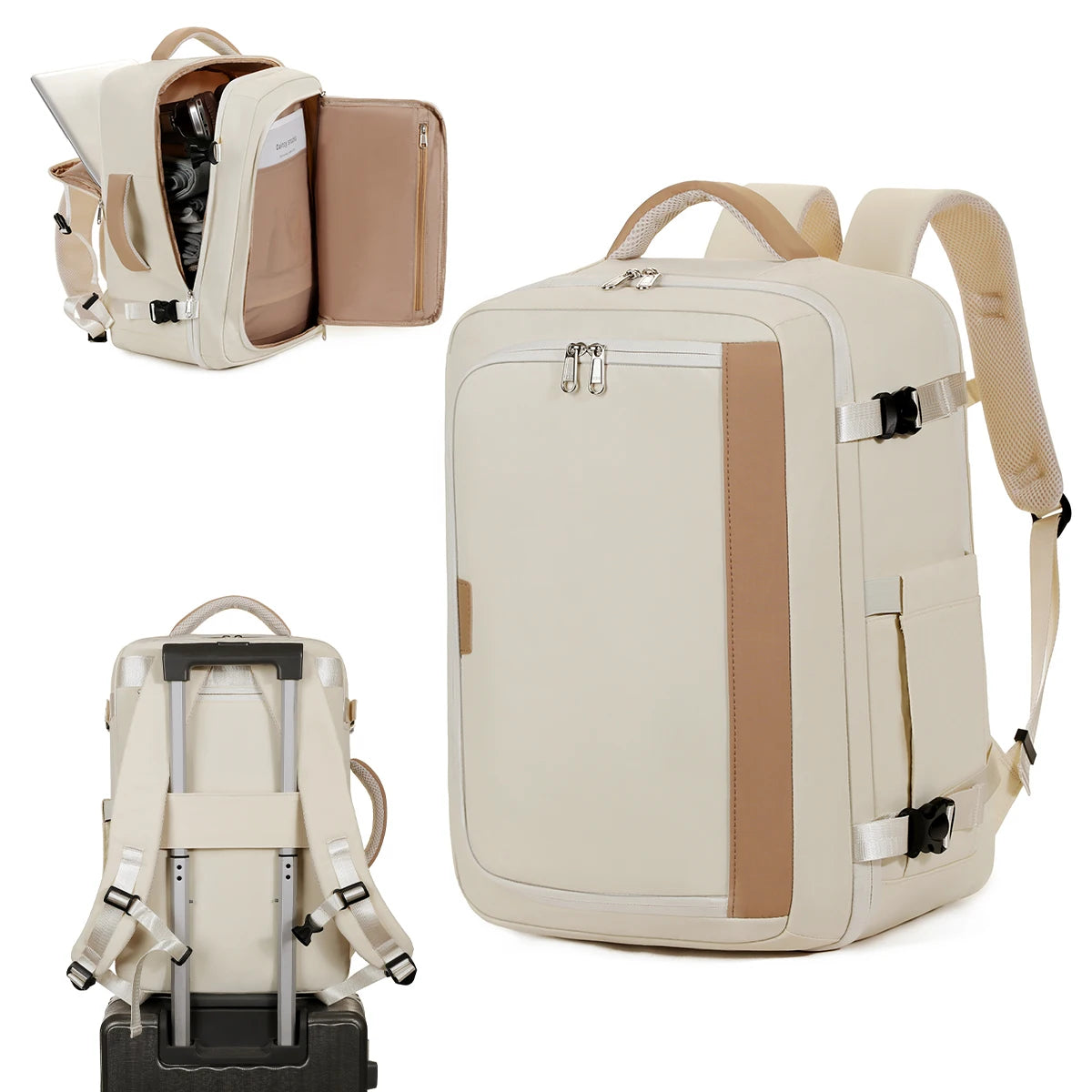 Large Capacity Versatile Backpack for Business & Travel