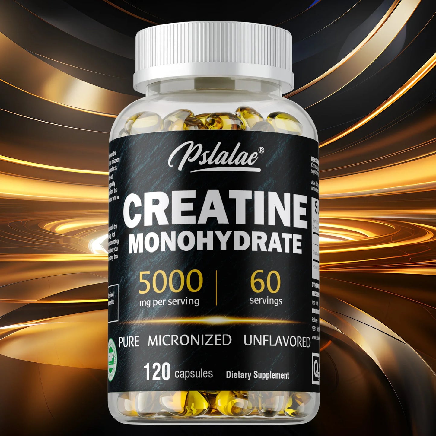 Creatine Monohydrate Capsules | Boost Performance & Muscle Growth
