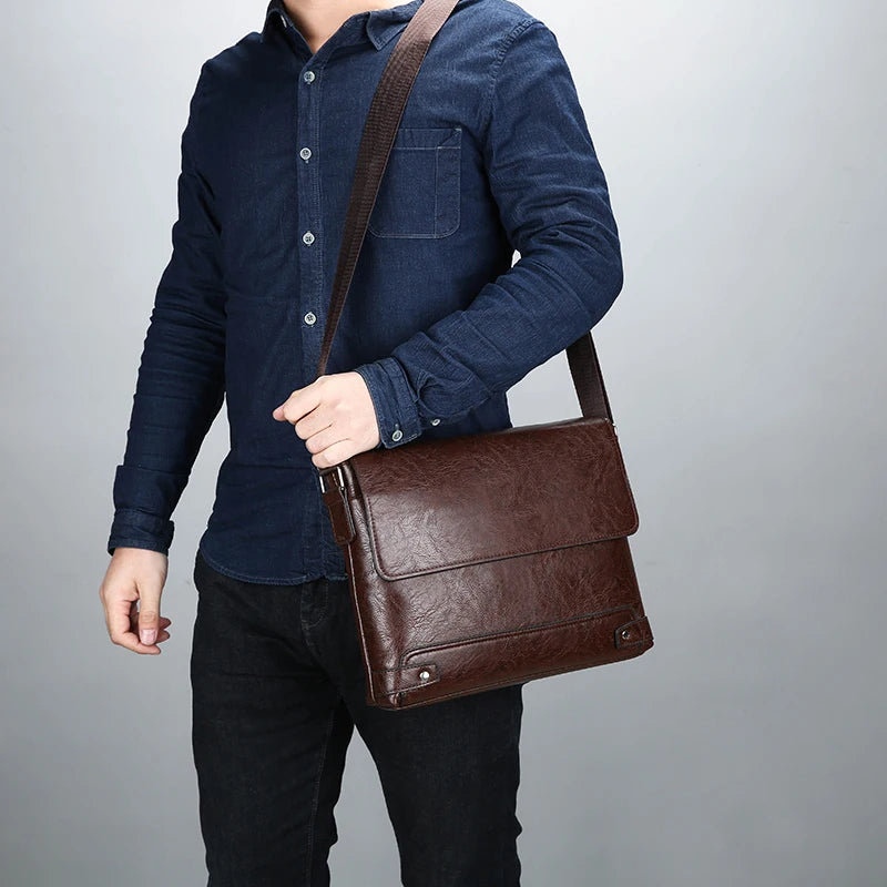 Men's Large Capacity Shoulder Bag | Perfect for Business Trips
