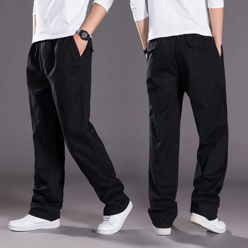 Men's Cotton Cargo Pants | Casual Sports Sweatpants for Every Day