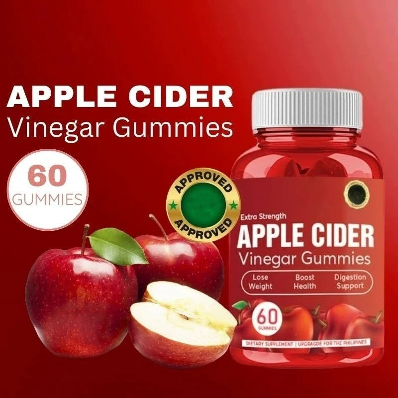 Apple Cider Vinegar Gummies with Vitamin B12 | 60 Count Supplement