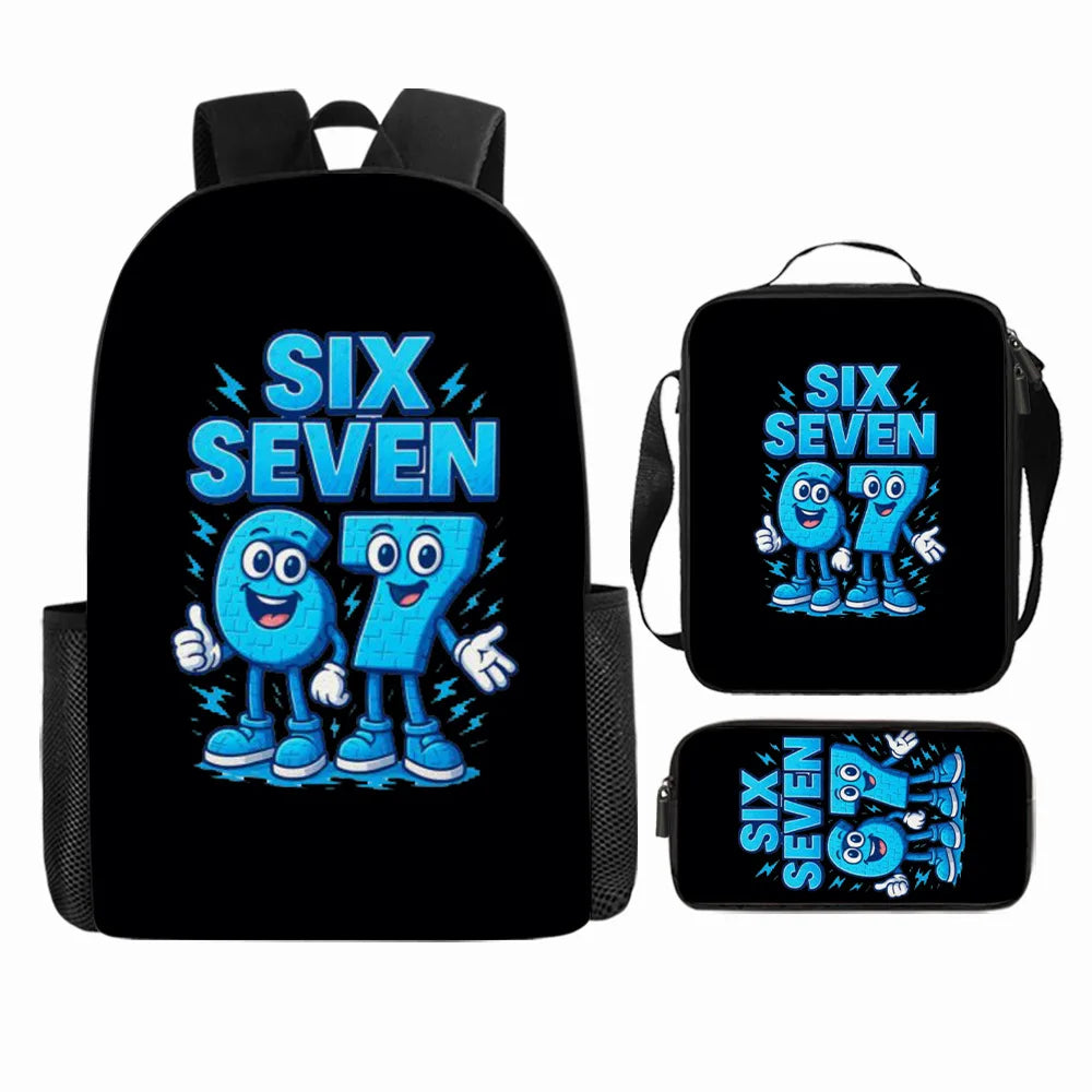 Cute Anime-Inspired Backpack & Lunch Bag Set for Students