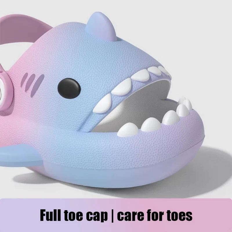 Kids Shark Slippers | Cartoon Non-slip Soft Sandals for Summer