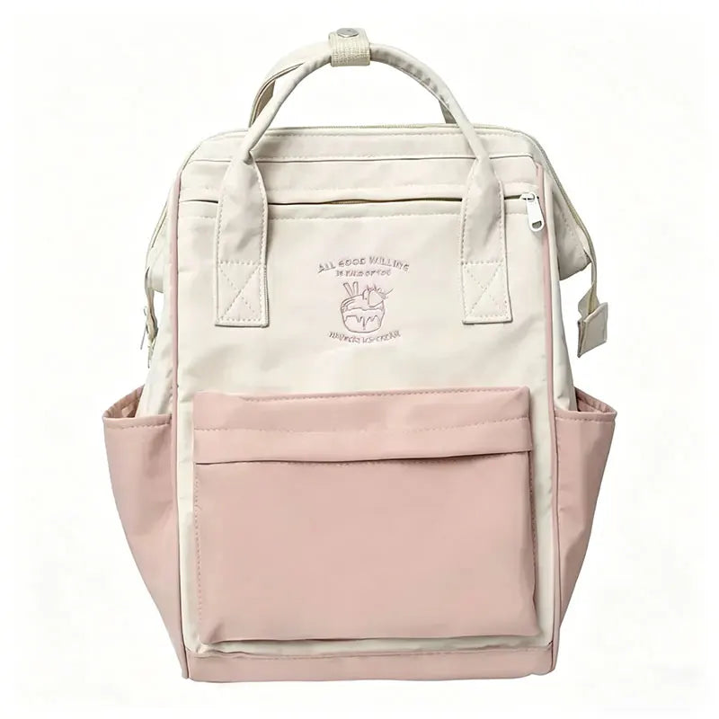 Waterproof Color Matching Backpack | Large Capacity Travel Bag