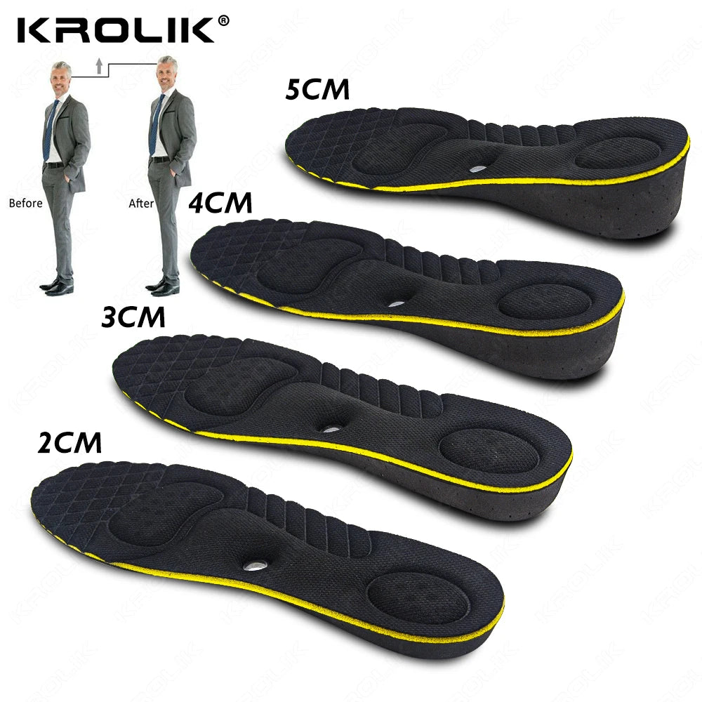 Invisible Height Increasing Insoles for All-Day Comfort