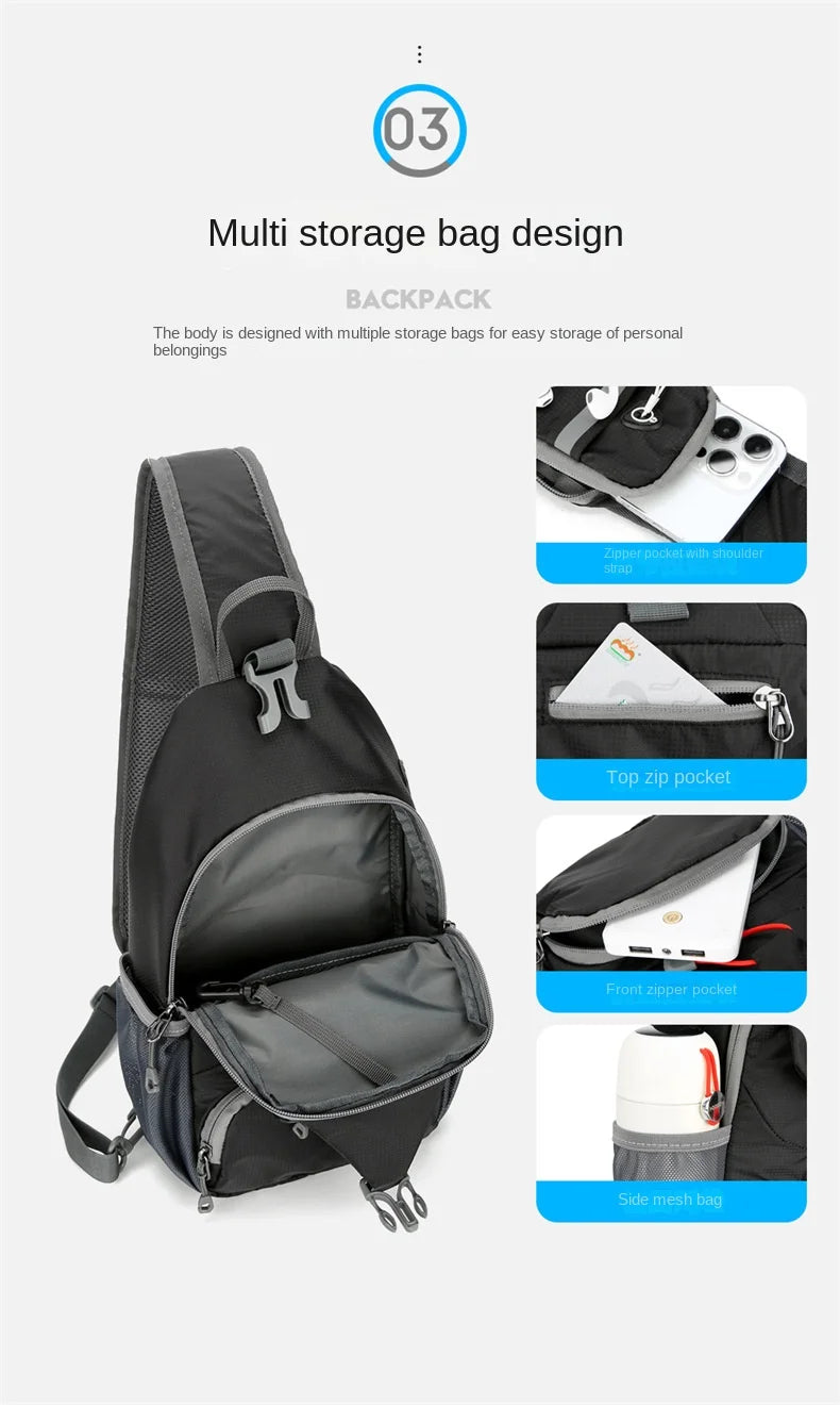 Anti-Theft Waterproof Crossbody Shoulder Backpack | Ultimate Sport Bag