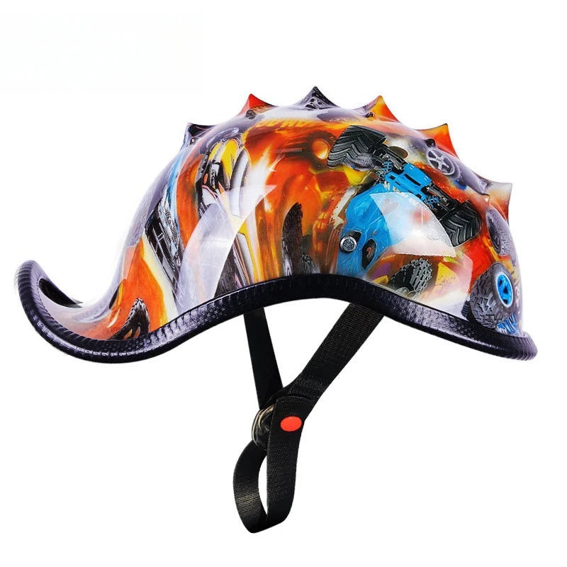 Vintage Retro Half Face Motorcycle Helmet | Lightweight Open Face 2026