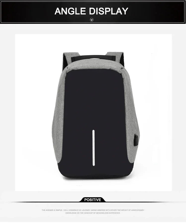 Waterproof Anti-Theft Backpack | Stylish Large Capacity Bag